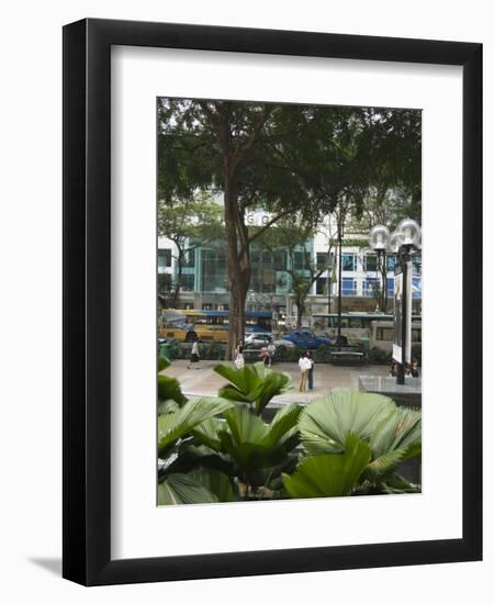 Orchard Road, Singapore's Premier Shopping Street, Singapore, Southeast Asia-Amanda Hall-Framed Photographic Print