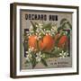 Orchard Run Brand - California - Citrus Crate Label-Lantern Press-Framed Art Print