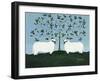 Orchard Sheep-Susan Henke Fine Art-Framed Giclee Print