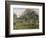 Orchard, the Wheelbarrow-Camille Pissarro-Framed Art Print