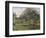 Orchard, the Wheelbarrow-Camille Pissarro-Framed Art Print