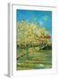 Orchard with Cypress by Van Gogh-Vincent van Gogh-Framed Art Print