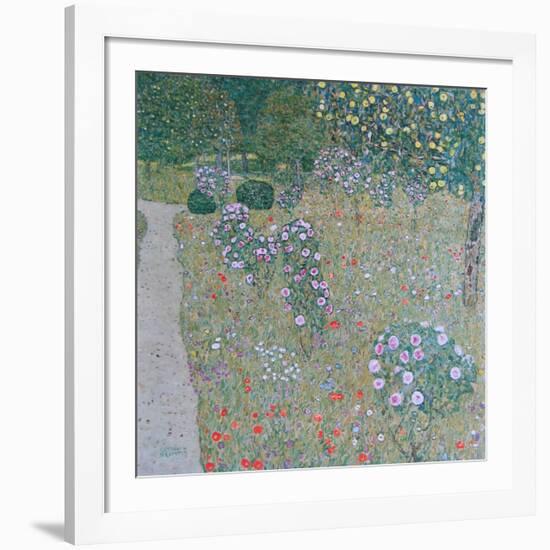 Orchard with Roses, c.1911-Gustav Klimt-Framed Art Print