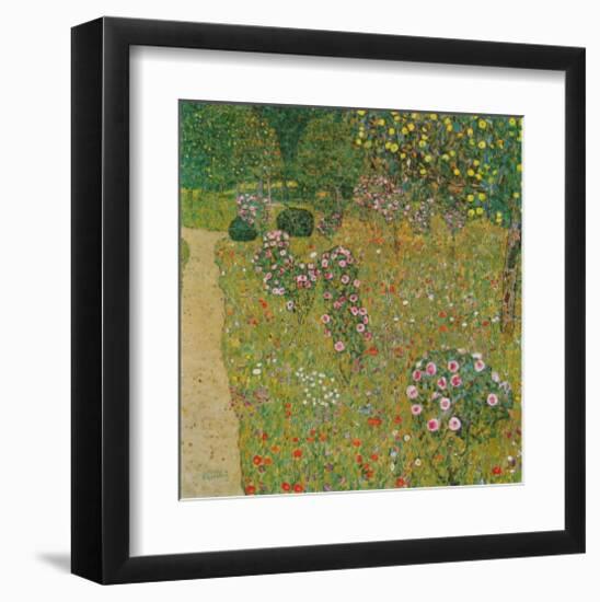 Orchard with Roses, c.1911-Gustav Klimt-Framed Art Print