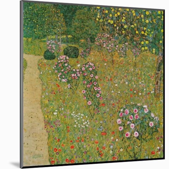 Orchard with Roses, c.1911-Gustav Klimt-Mounted Art Print