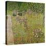 Orchard with Roses (Obstgarten Mit Rosen)-Gustav Klimt-Stretched Canvas