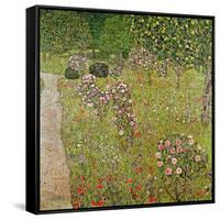 Orchard with Roses (Obstgarten Mit Rosen)-Gustav Klimt-Framed Stretched Canvas