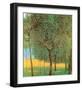 Orchard-Gustav Klimt-Framed Art Print