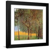 Orchard-Gustav Klimt-Framed Art Print