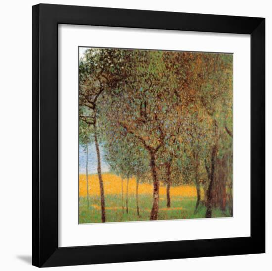 Orchard-Gustav Klimt-Framed Art Print