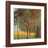 Orchard-Gustav Klimt-Framed Art Print