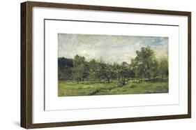 Orchard-Charles-François Daubigny-Framed Premium Giclee Print