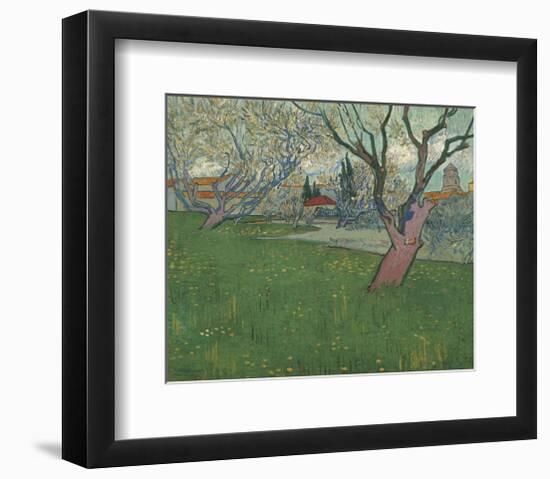 Orchards in Blossom, view of Arles, 1889-Vincent van Gogh-Framed Art Print