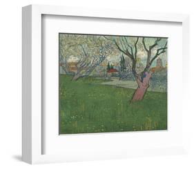 Orchards in Blossom, view of Arles, 1889-Vincent van Gogh-Framed Art Print