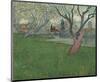 Orchards in Blossom, view of Arles, 1889-Vincent van Gogh-Mounted Art Print