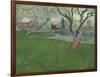 Orchards in blossom, view of Arles. 1889-Vincent van Gogh-Framed Giclee Print