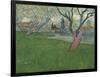Orchards in blossom, view of Arles. 1889-Vincent van Gogh-Framed Giclee Print
