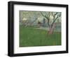 Orchards in blossom, view of Arles. 1889-Vincent van Gogh-Framed Giclee Print