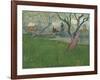 Orchards in blossom, view of Arles. 1889-Vincent van Gogh-Framed Giclee Print