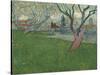 Orchards in blossom, view of Arles. 1889-Vincent van Gogh-Stretched Canvas