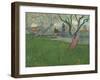 Orchards in blossom, view of Arles. 1889-Vincent van Gogh-Framed Giclee Print