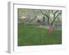 Orchards in blossom, view of Arles. 1889-Vincent van Gogh-Framed Giclee Print