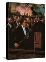 Orchestra at the Opera House-Edgar Degas-Stretched Canvas