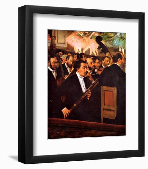 Orchestra at the Opera-Edgar Degas-Framed Giclee Print