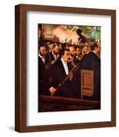 Orchestra at the Opera-Edgar Degas-Framed Giclee Print