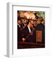 Orchestra at the Opera-Edgar Degas-Framed Giclee Print