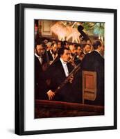 Orchestra at the Opera-Edgar Degas-Framed Giclee Print