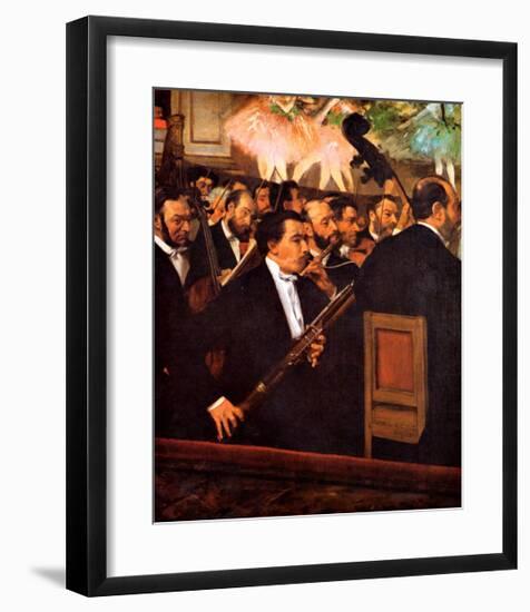 Orchestra at the Opera-Edgar Degas-Framed Giclee Print