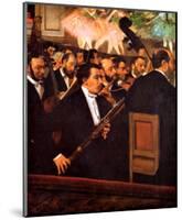 Orchestra at the Opera-Edgar Degas-Mounted Giclee Print