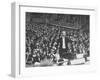 Orchestra Conductor Wilhelm Furtwangler Conducting Orchestra During a Concert-Alfred Eisenstaedt-Framed Premium Photographic Print