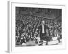 Orchestra Conductor Wilhelm Furtwangler Conducting Orchestra During a Concert-Alfred Eisenstaedt-Framed Premium Photographic Print