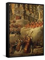 Orchestra, from Concert Funded by Cardinal De La Rochefoucauld in the Argentina Theatre-Giovanni Paolo Pannini-Framed Stretched Canvas