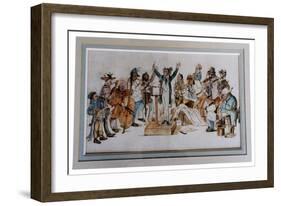 Orchestra - Historical- English-Unknown Artist-Framed Giclee Print