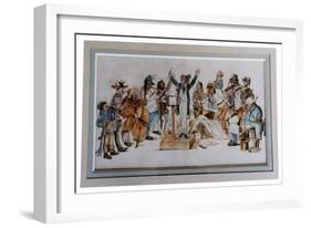 Orchestra - Historical- English-Unknown Artist-Framed Giclee Print