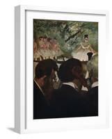 'Orchestra Muscians', c1872-Edgar Degas-Framed Giclee Print