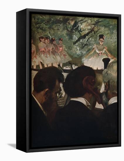 'Orchestra Muscians', c1872-Edgar Degas-Framed Stretched Canvas