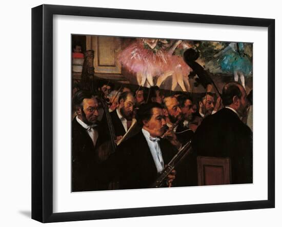 Orchestra of the Opera-Edgar Degas-Framed Art Print