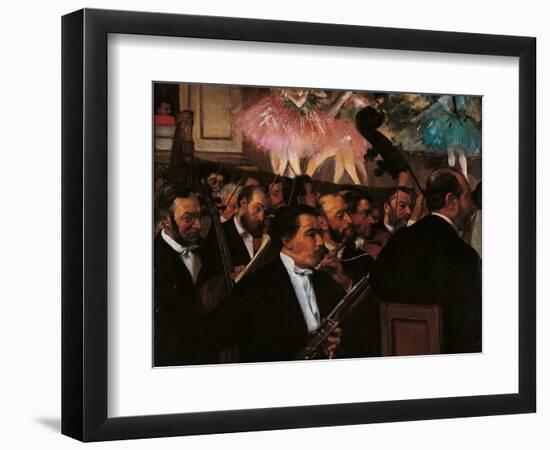 Orchestra of the Opera-Edgar Degas-Framed Art Print