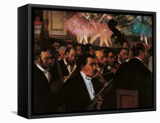 Orchestra of the Opera-Edgar Degas-Framed Stretched Canvas