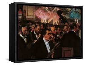 Orchestra of the Opera-Edgar Degas-Framed Stretched Canvas