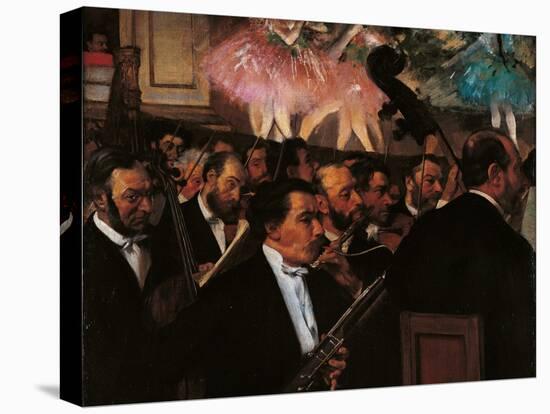 Orchestra of the Opera-Edgar Degas-Stretched Canvas