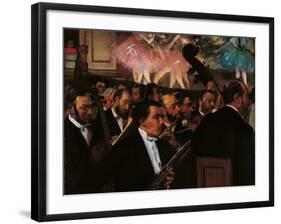 Orchestra of the Opera-Edgar Degas-Framed Art Print