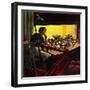 "Orchestra Rehearsal", January 13, 1951-George Hughes-Framed Giclee Print