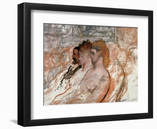 Orchestra Stalls, C.1865-Honore Daumier-Framed Giclee Print