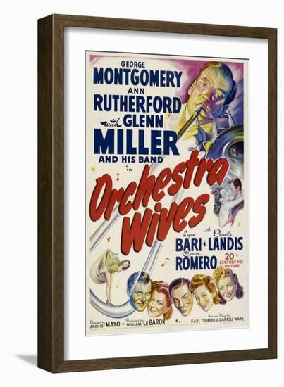 Orchestra Wives, Glen Miller, 1942-null-Framed Art Print