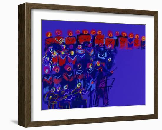 Orchestra-Diana Ong-Framed Giclee Print